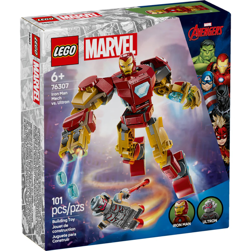 Juego Lego 101 Piezas Iron Man Vs. Ultrón Niños