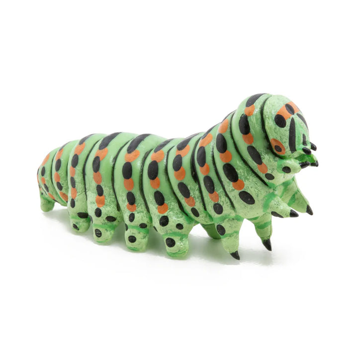 Figura Coleccionable Oruga Pintado A Mano Papo Para Niños