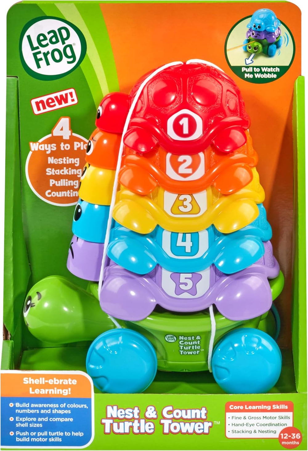 Juguete Tortuga Encajable Y De Arrastre Niños