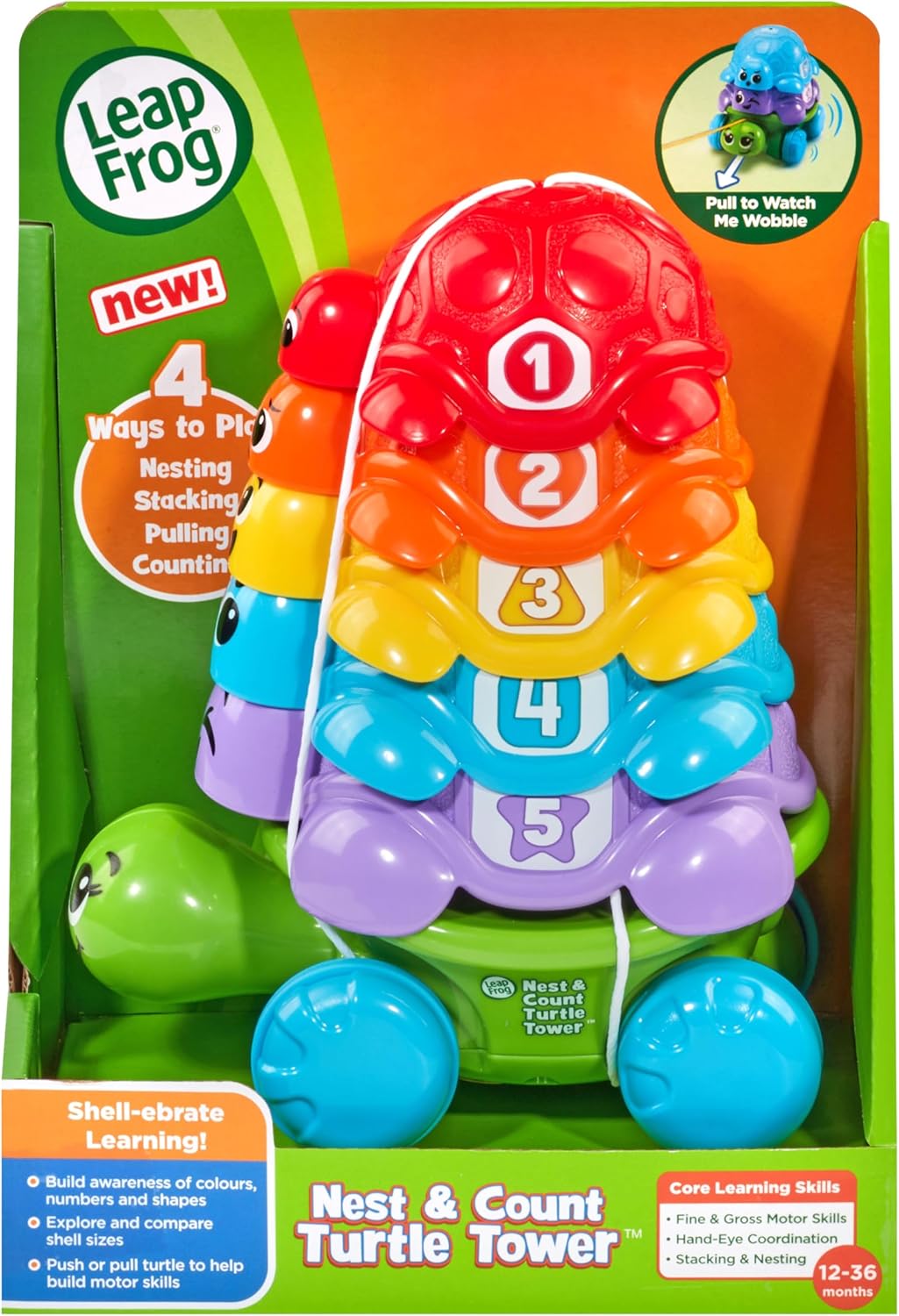 Juguete Tortuga Encajable Y De Arrastre Niños