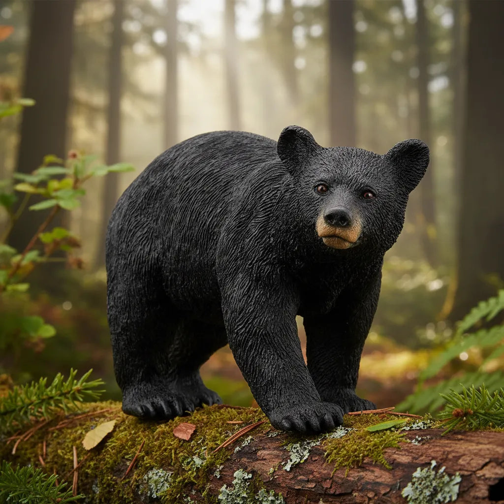 Figura Oso Negro Pintada A Mano Schleich