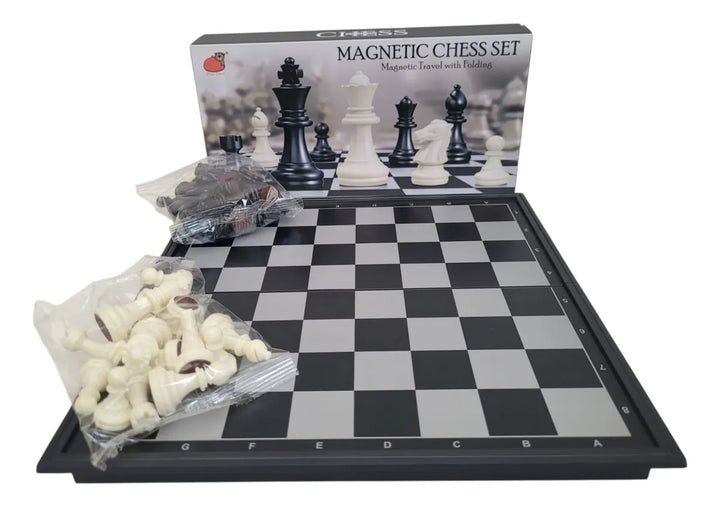 Juego Ajedrez Magnético Plegable Para Niños