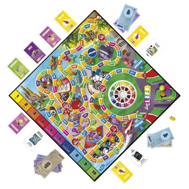 Juego De Mesa El Juego De Life Para Familia