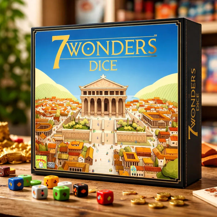 Juego De Mesa Estrategia 7 Wonders Dice Para Niños Familia