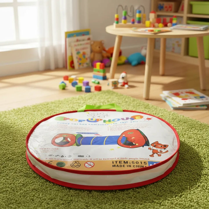 Juguete Túnel Tienda De Campaña Coloridos Para Niños