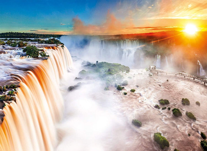 Rompecabezas Adultos 1000 Piezas Cascada Al Amanecer