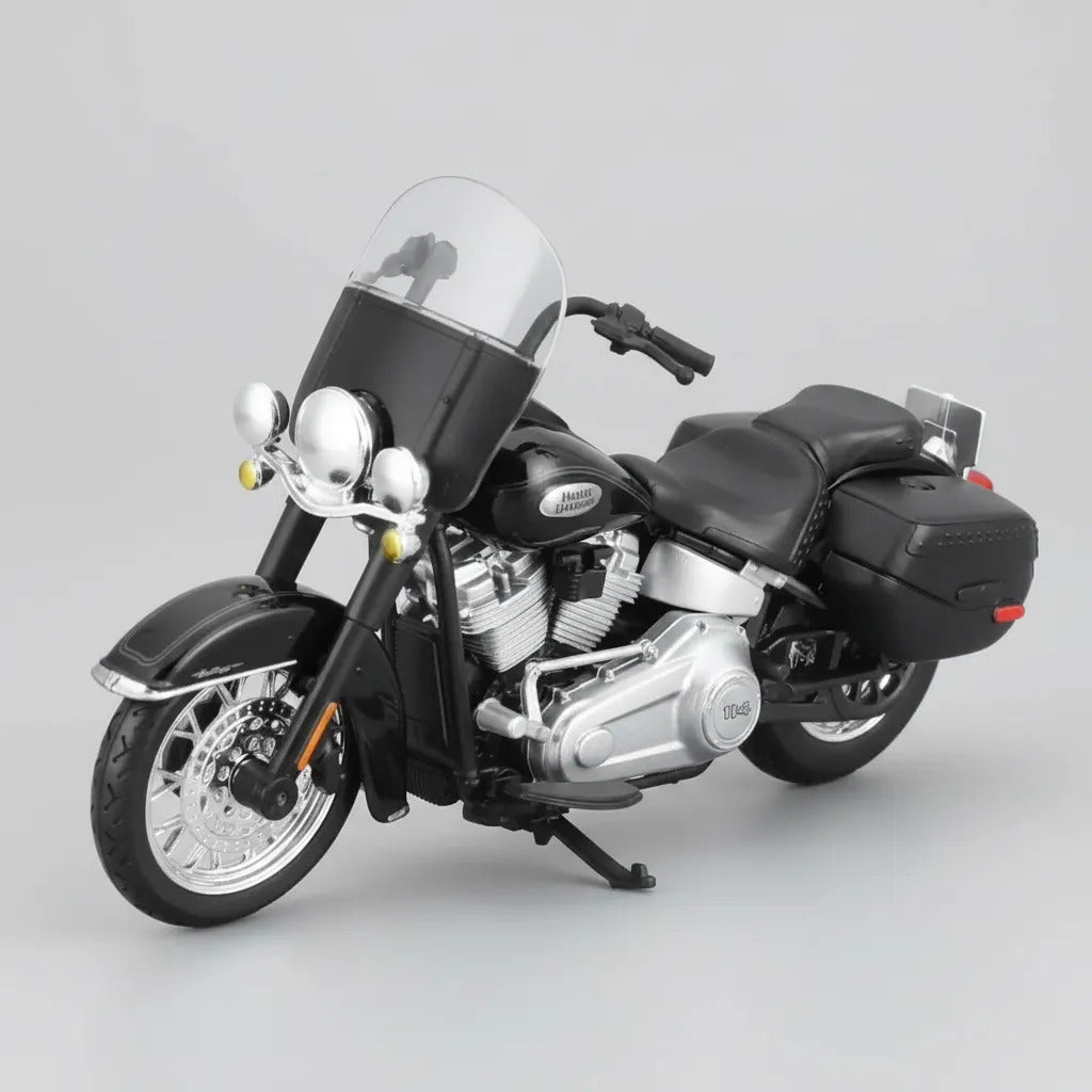 Moto escala 118 Harley Davidson  Heritage Classic para Niños