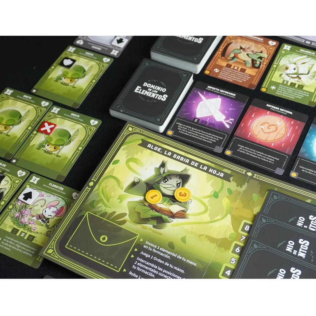 Juego De Mesa Dominio De Los Elementos Estrategia Niños