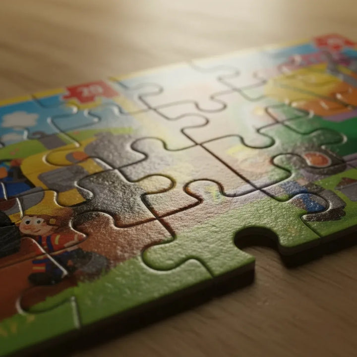 Rompecabezas 2 X 20 Piezas La Familia De La Granja Niños