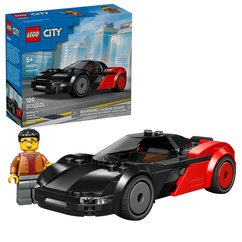 Juego De Construcción Auto Eléctrico Deportivo 109 Piezas