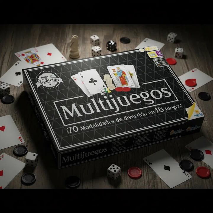 Juego De Mesa Multijuegos 16 Juegos Para Niños Familiar