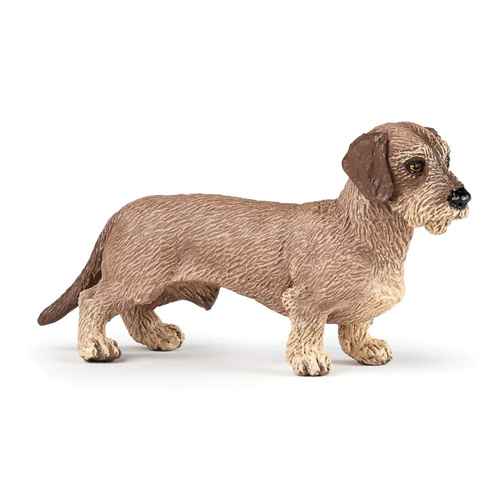 Figura Coleccionable Perro Salchicha Pintado A Mano Papo