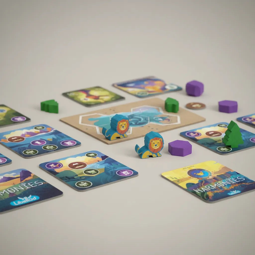 Juego De Mesa Harmonies Estratégico Para Niños Adultos