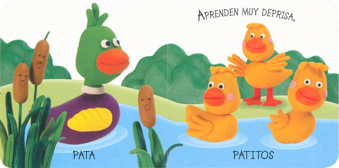 Libro Animales Y Sus Crías Escarchado Para Bebés