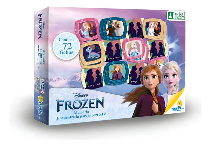 Juego De Mesa Memoria Edición Frozen Niñas