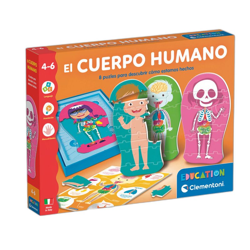 Juego Rompecabezas Del Cuerpo Humano Niños