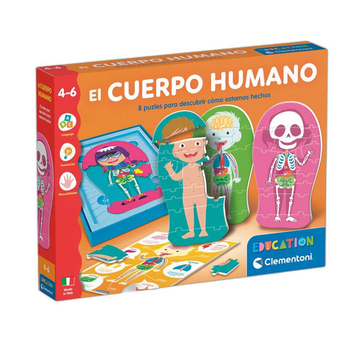 Juego Rompecabezas Del Cuerpo Humano Niños