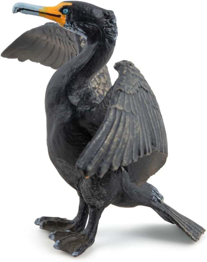 Figura Coleccionable Cormorán Papo Pintada A Mano