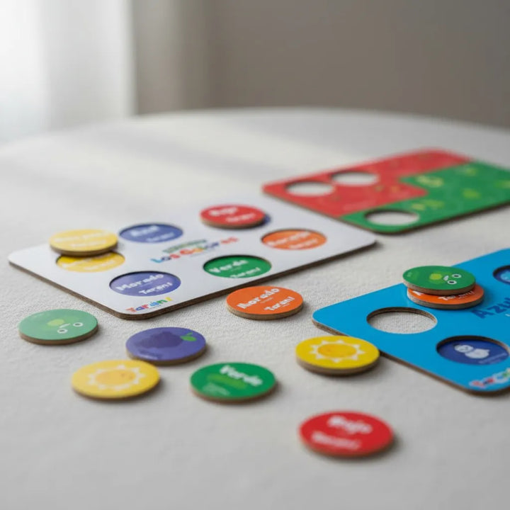 Juego Didáctico Aprendiendo Los Colores Para Niños