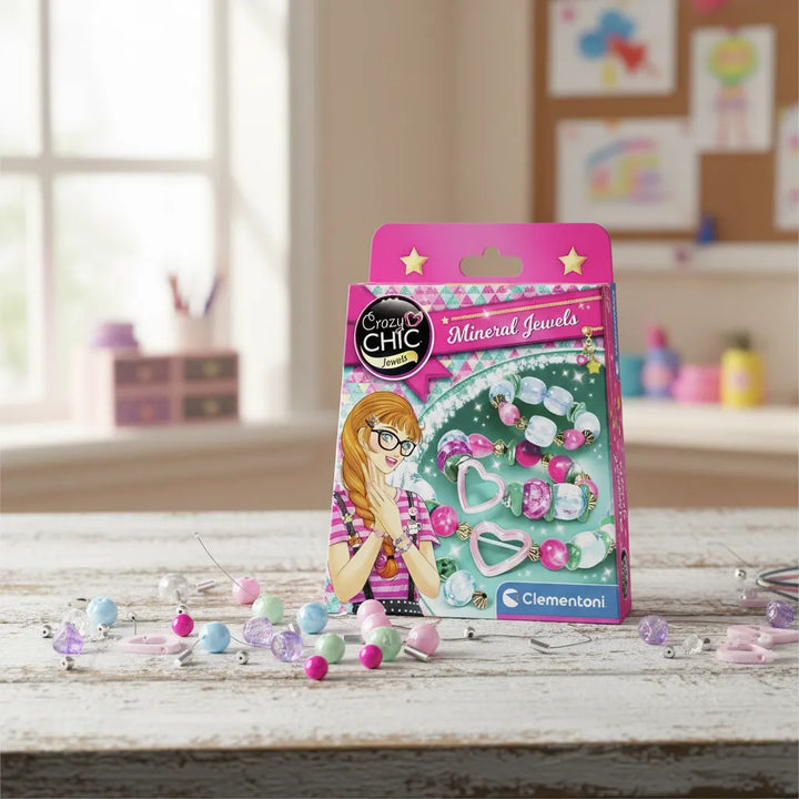 Set Hacer Pulseras Perlas Brillantes Juguetes Niñas
