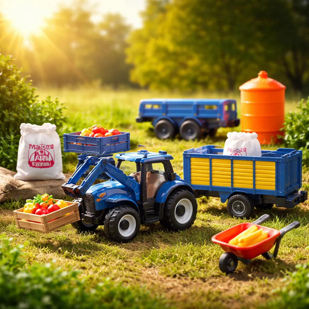 Set De Granja Y Maquinas Diecast Maisto