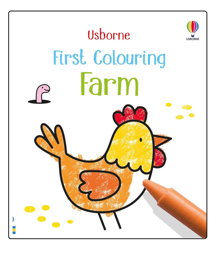 Libro Actividades De Color En La Granja Niños