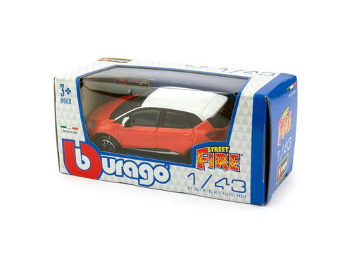 Carro Coleccionable Bburago 1/43 Renault Captur Naranja