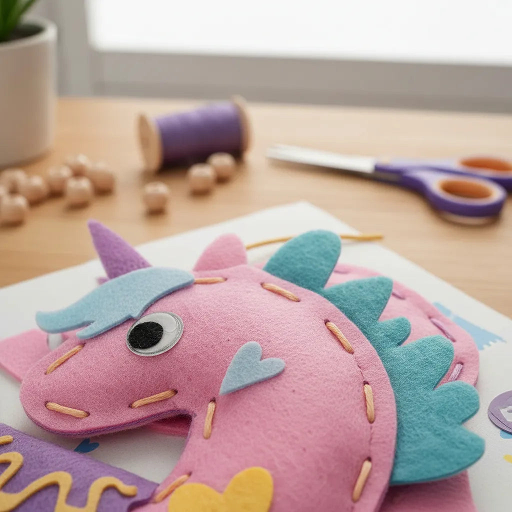 Set De Arte Y Manualidades Unicornios Tejidos Lv2