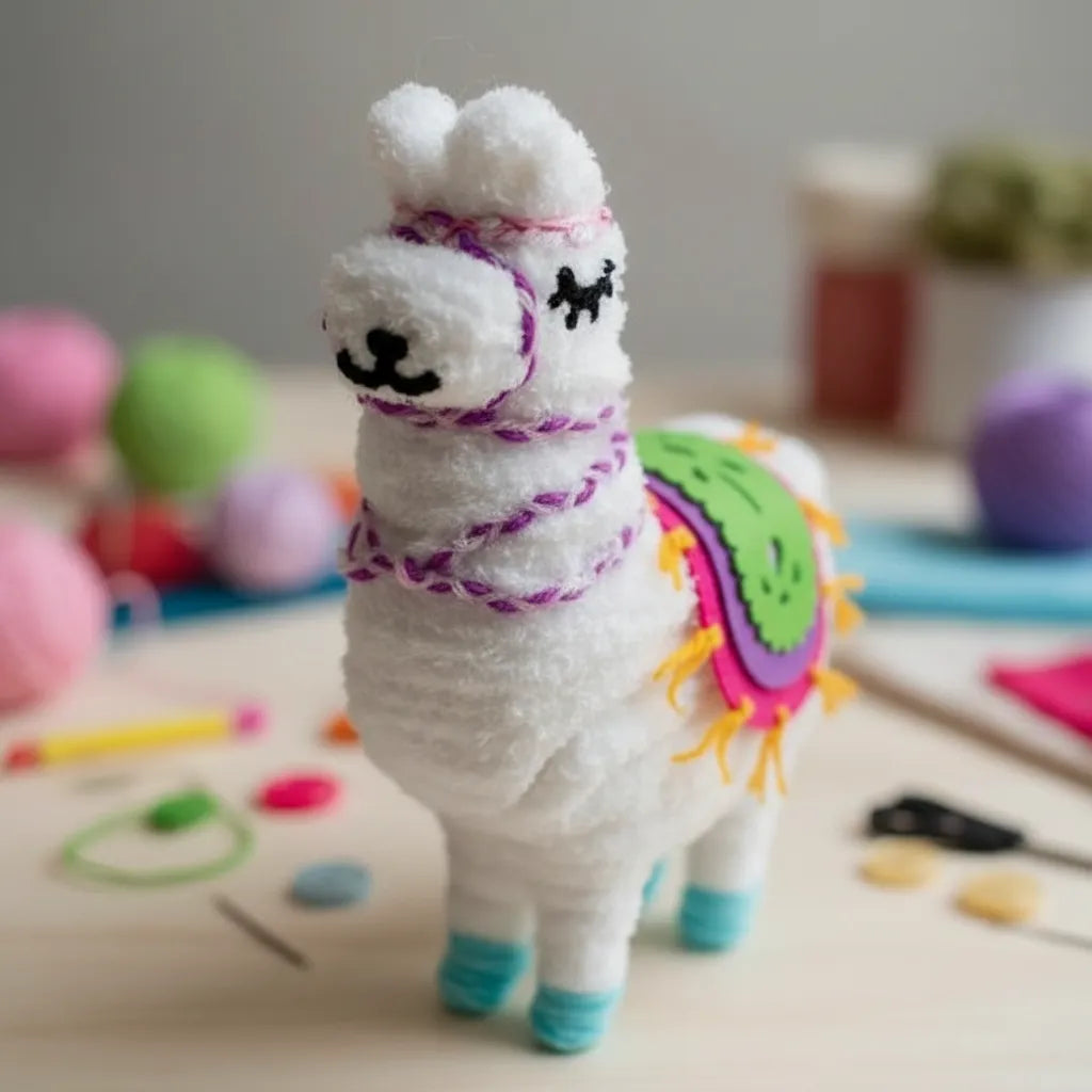 Kit De Arte Haz Tu Propio Muñeco Llama