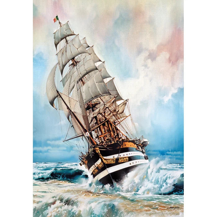 Rompecabezas 1000 Piezas Velero En Alta Mar Clementoni