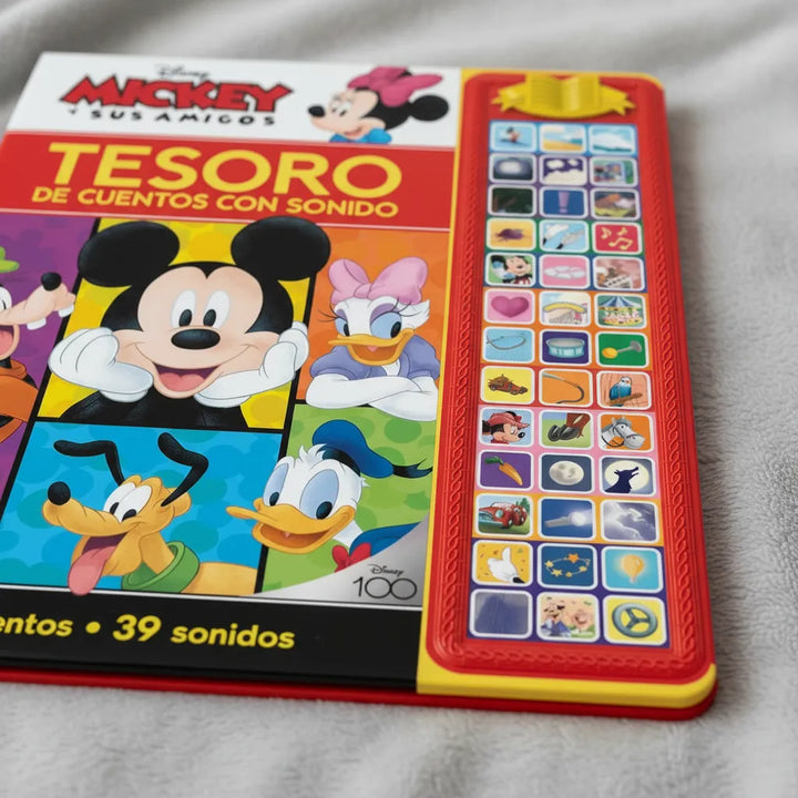 Libro con sonido de Mickey y sus amigos Para Niños
