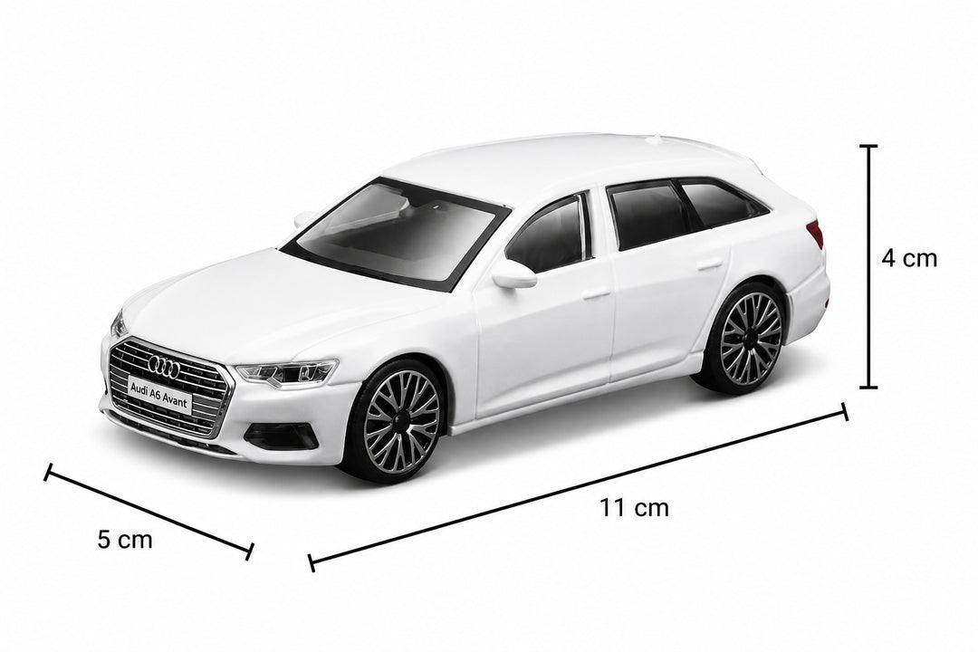 Carro Coleccionable 1/43 Bburago Audi A6 Avant Blanco