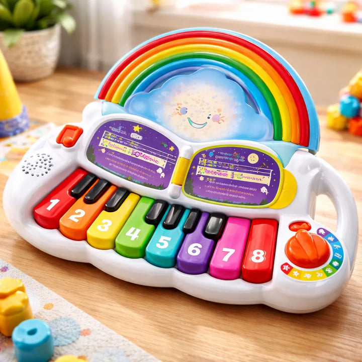 Juguete Piano Arcoíris Musical Para Niños