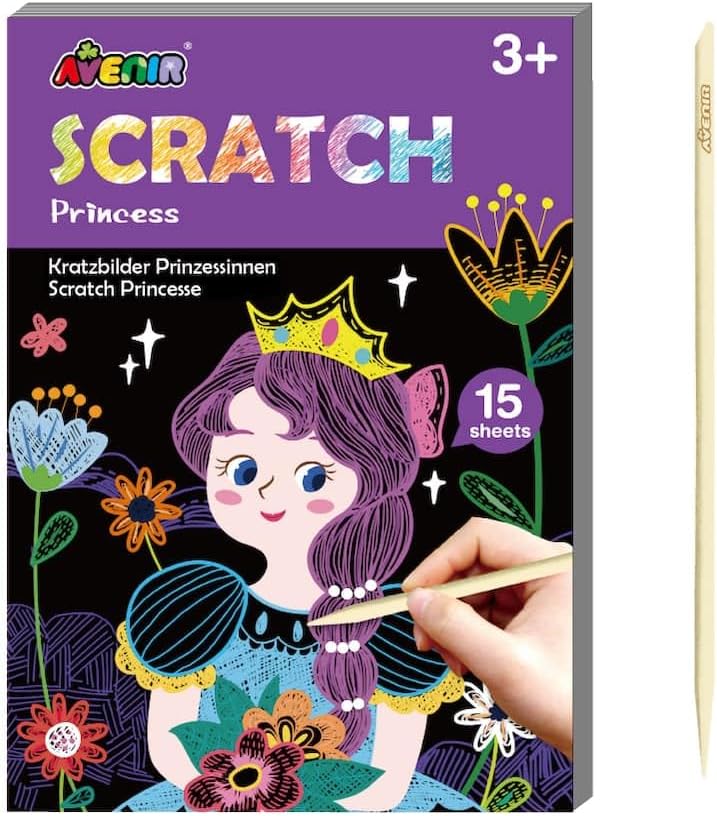 Juego De Rasca Y Dibuja Princesas Para Niños