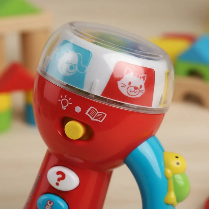 Juguete Linterna De Colores Gira Y Aprende Para Niños