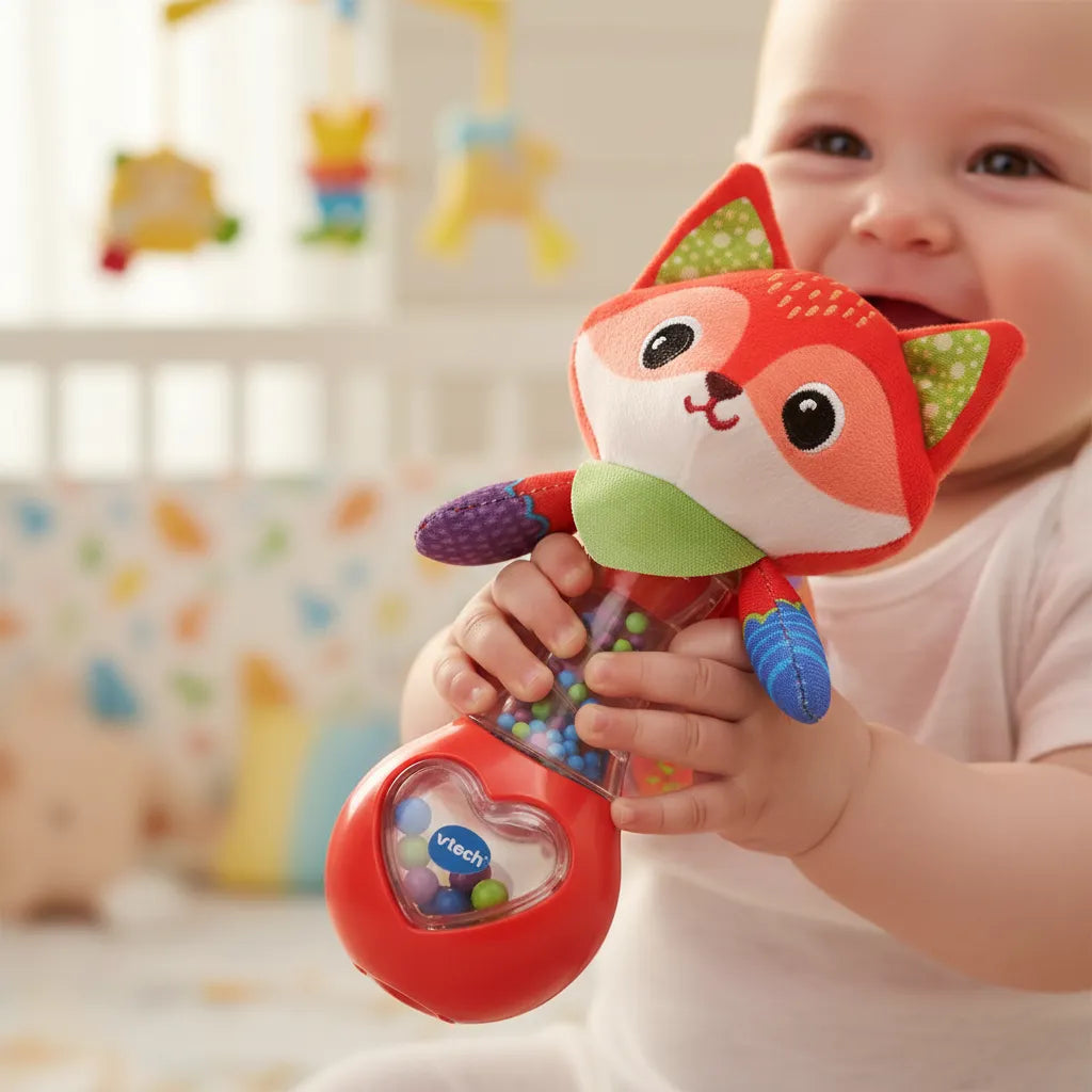 Juguete Sonajero Zorro Para Bebés