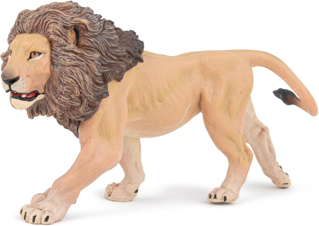 Figura León Africano Pintada A Mano papo