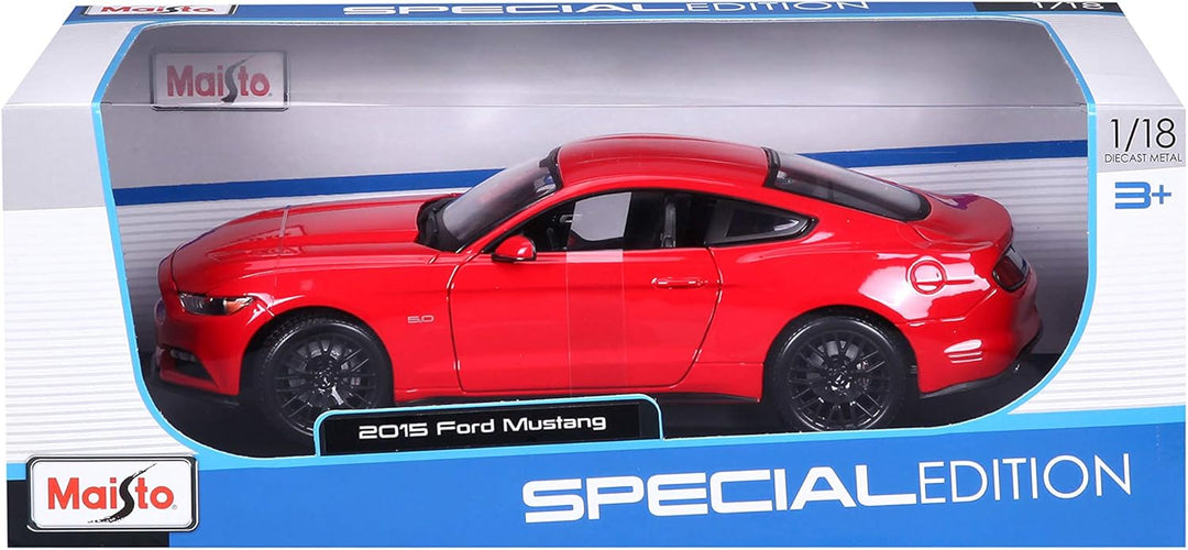 Carro A Escala 1/18 Ford Mustang Rojo Original