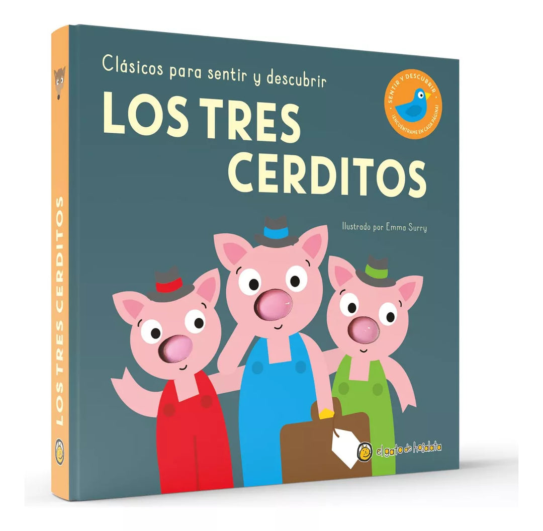 Libro Infantil Sentir Y Descubrir Los Tres Cerditos