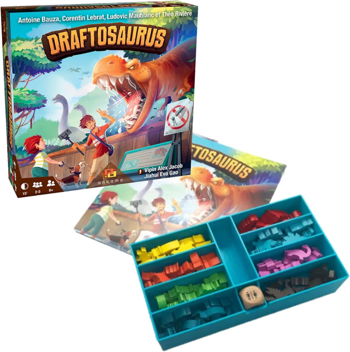Juego De Mesa Draftosaurus Para Niños Familiar