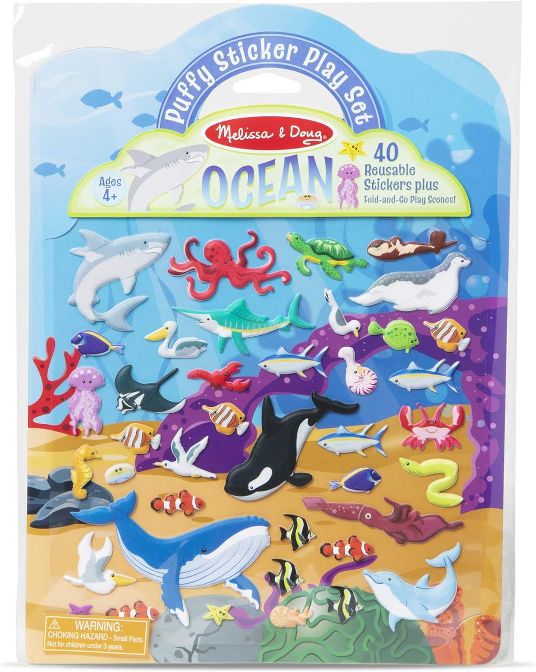Libro De Calcomanías El Océano  Para Niños