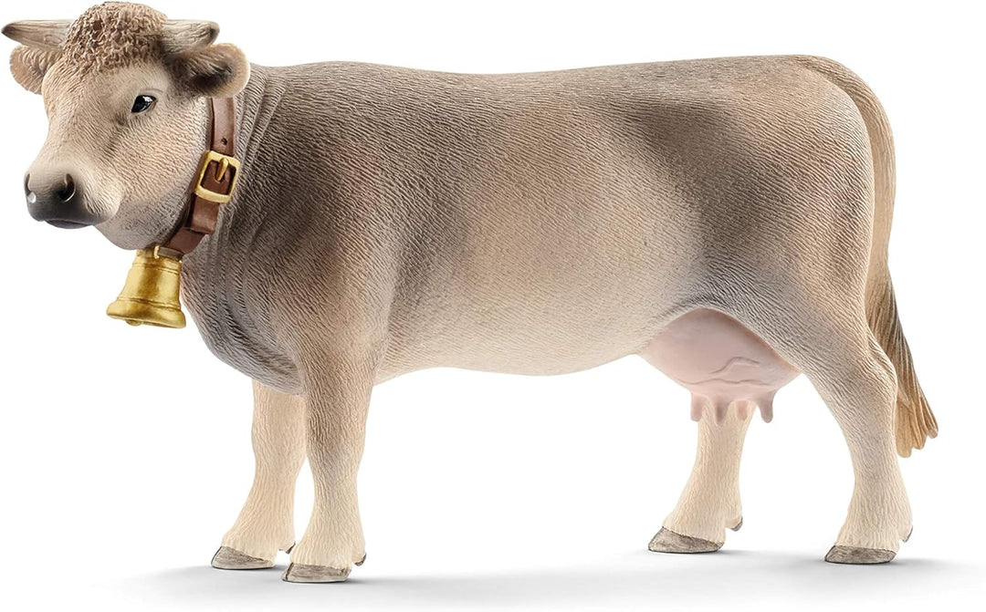 Figuras Animales Vaca Braunvieh Pintada A Mano