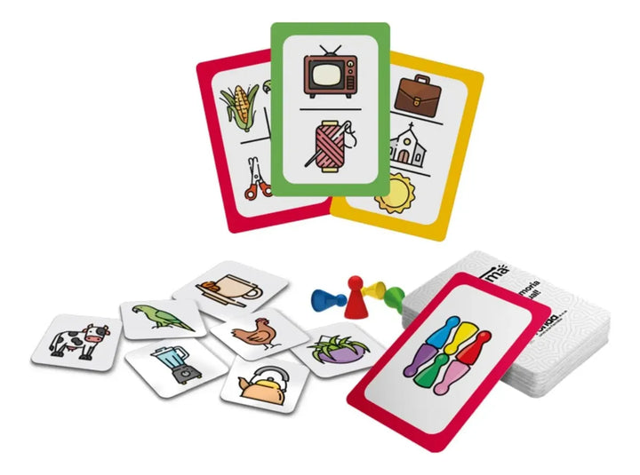 Juego De Mesa Memorama Visual Adultos Mayores