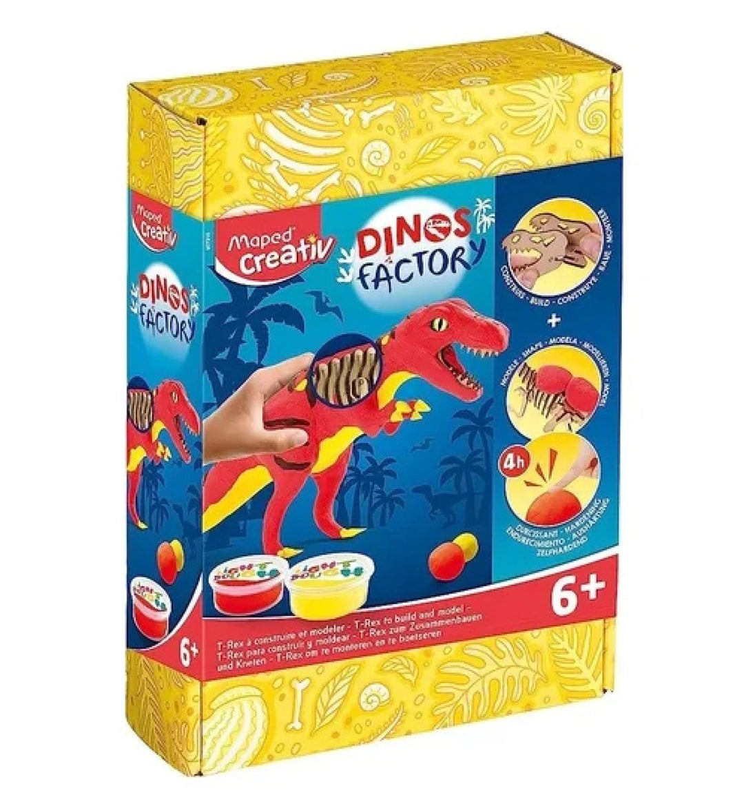 Juego Set Figura Para Moldear T-rex Para Niños