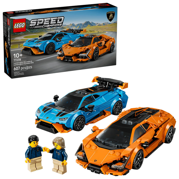 Juego Construcción Lamborghini Revuelto Y Hura Lego Niños