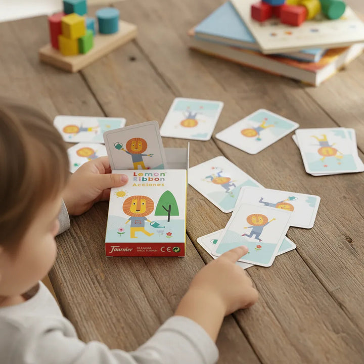 Juego Asociación De Imágenes Acciones Para Niños