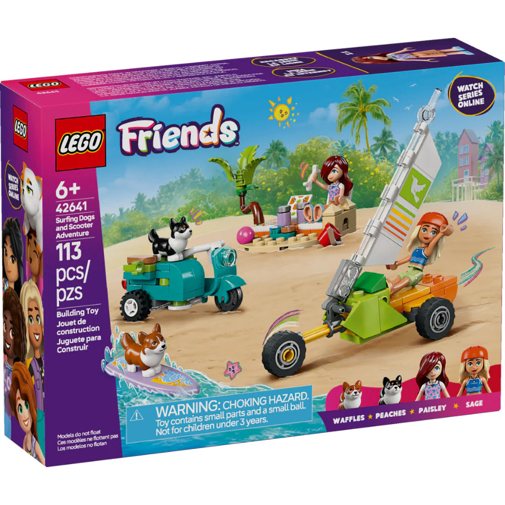 Juego Lego 113 Piezas Mascotas Surferas Niños