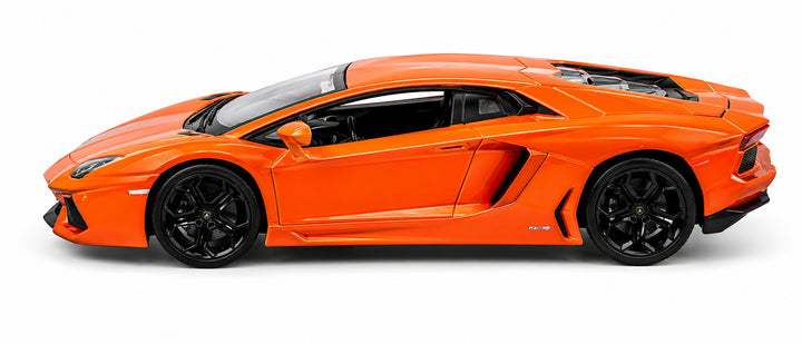 Carro Coleccionable 1/32 Lamborghini Aventador Coupe Naranja