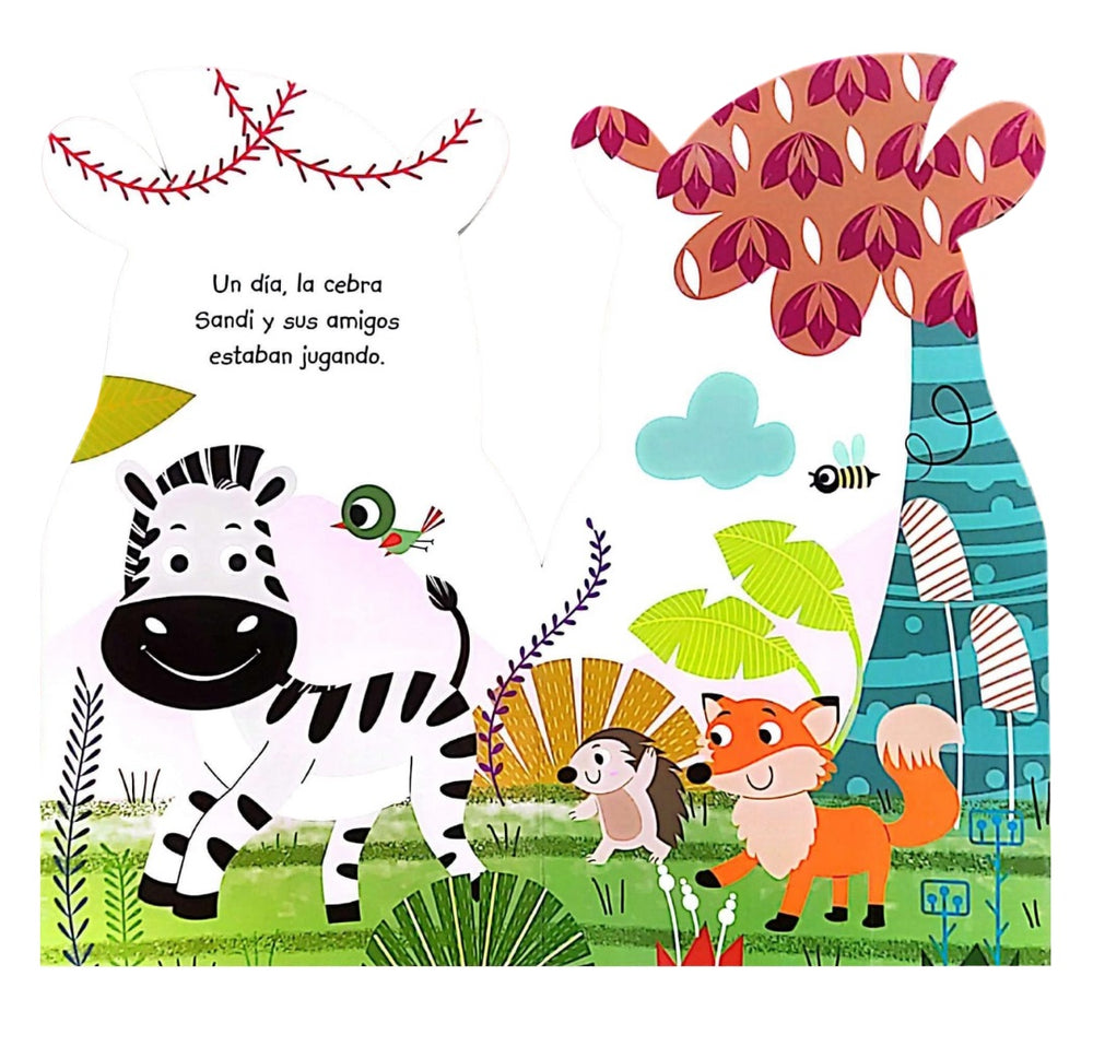 Libro Infantil Pop Up Cebra Amigos De La Jungla