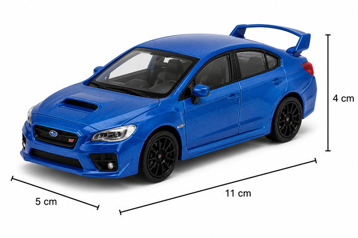 Carro Coleccionable Bburago A Escala 1/43 Subaru Wrx Sti Azul